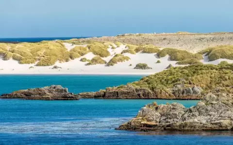 Islas Malvinas, disputada por Reino Unido y Argentina.
