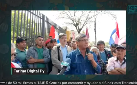 Presentan ante el TSJE unas 50.000 firmas para ampliar la tarifa social de la ANDE