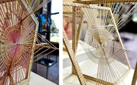 Paz Moreno Re participa de Milano Scultura con piezas textiles en �andut�