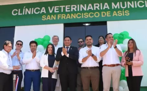 En el D�a de los Animales, Villa Elisa inaugur� la primera veterinaria p�blica