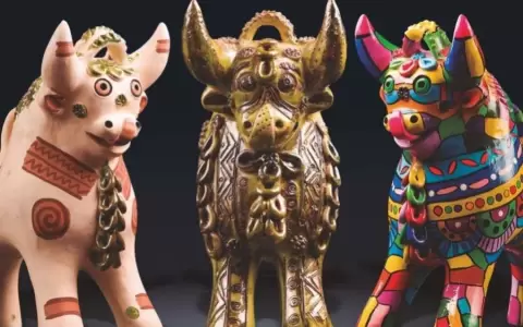 Se inaugura la muestra "Toro itinerante de Pucar�, embajador del Altiplano peruano�, en la Manzana