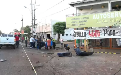 Joven falleci� tras impactar contra una columna sobre Acceso Sur