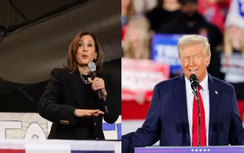 En su mensaje de cierre, Harris dice "disfrut�moslo" y Trump pide "ganar o ganar"