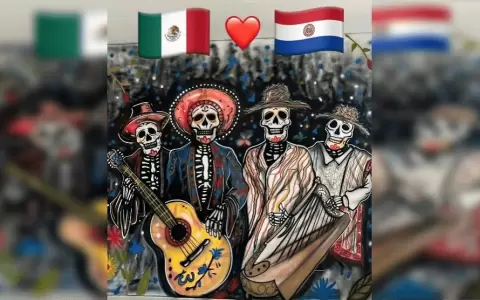 Echan a influencer mexicano de su taquer�a por pintar mural del D�a de Muertos