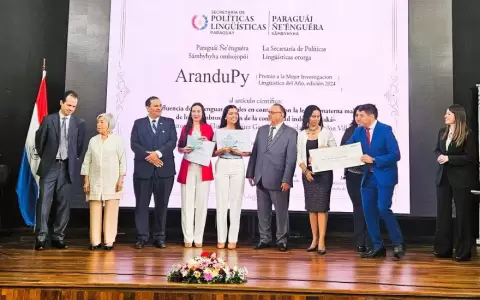 La SPL entreg� el premio "AranduPy" a la mejor investigaci�n ling��stica del a�o