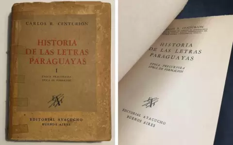Carlos R. Centuri�n y la Historia de las Letras Paraguayas