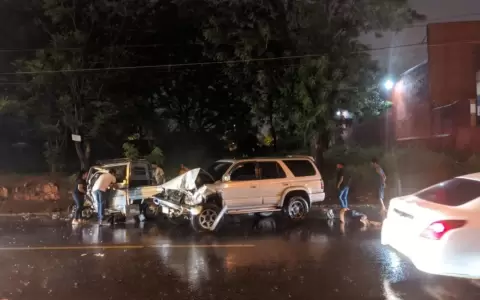 Accidente sobre la ruta Luque-San Lorenzo deja una familia afectada tras violento choque