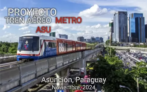 Plantean tren a�reo, una alternativa para agilizar tr�nsito entre Asunci�n y alrededores