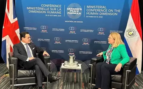 Canciller se reuni� con representante del Reino Unido para fortalecer lazos bilaterales