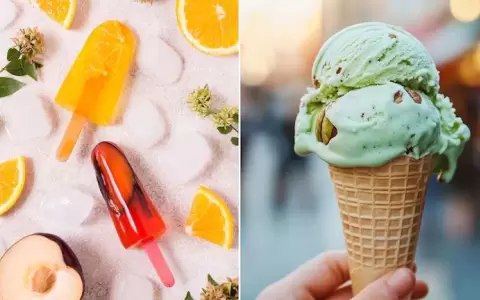 Helado de crema o de agua: �cu�l es el m�s saludable?