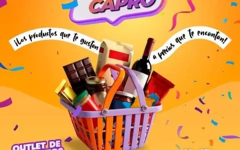 Grandes descuentos en bebidas, alimentos y m�s, en el gran Outlet CAPRO