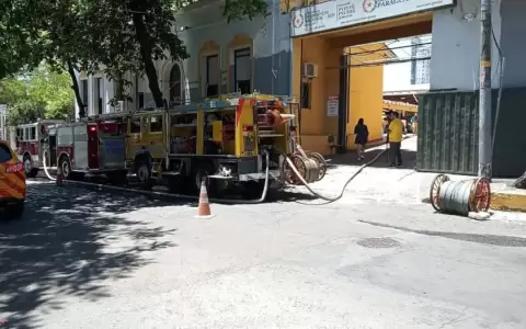 Reportan incendio en sede de la SEN
