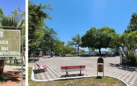 Plaza de los Desaparecidos en Asunci�n.