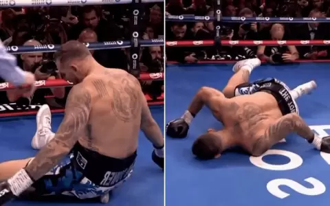 El impactante nocaut de la nueva promesa del boxeo mundial