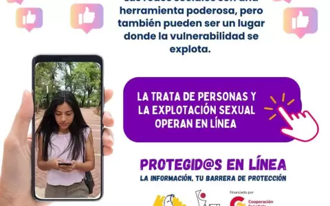 �Protegidos en l�nea� alerta sobre los peligros de la trata de personas en las redes sociales