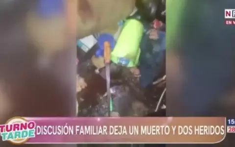 Tr�gica Nochebuena: comenz� como una discusi�n familiar y termin� con una muerte