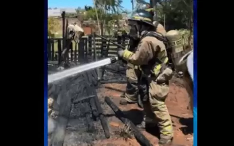 Pedido de ayuda para familia cuya vivienda fue consumida en su totalidad en un incendio