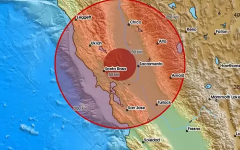 Sismo de magnitud 7 sacudi� el norte de California, pero ya levantaron la alerta de tsunami