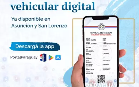 Habilitaciones vehiculares de Asunci�n y San Lorenzo ya est�n disponibles en formato digital