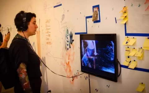 Inauguraci�n de la exposici�n de videoarte ��C�mo queremos vivir juntxs?�, en el ICPA-GZ