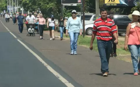 Caacup�: Establecen carril exclusivo para peregrinos desde el peaje de Ypacara�