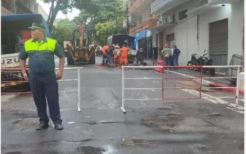 Cierre temporal de la calle Yegros entre Azara y Herrera por trabajos de Essap