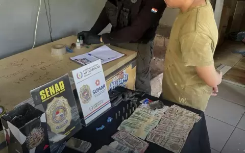 En San Bernardino ocultaban drogas dentro del aire acondicionado
