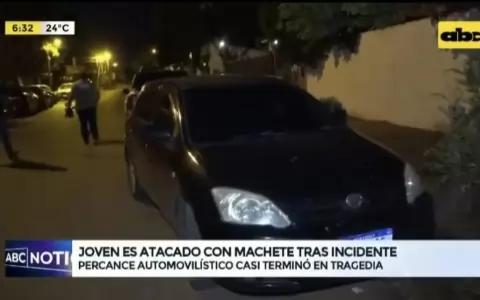 Roce vehicular en San Lorenzo casi termina en tragedia