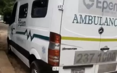 PMT puso cepo a una ambulancia que estaba en servicio