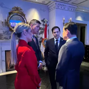 Pe�a se reuni� con Rubio, el secretario de Estado de EE. UU.