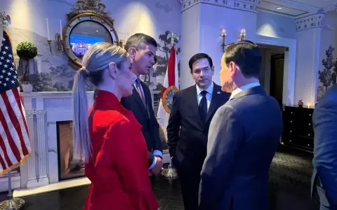 Pe�a se reuni� con Rubio, el secretario de Estado de EE. UU.