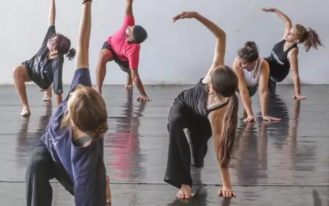 Muestra de danza contempor�nea en Sitio 1A