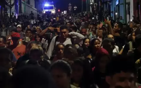 Primera caravana migrante de 2025 parti� del sur de M�xico