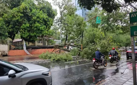 Lluvias fueron breves, pero causaron caos en Asunci�n y alrededores