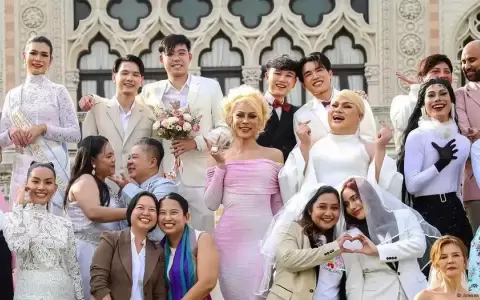 Cientos de parejas del mismo sexo se casan en Tailandia