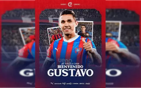 Cerro Porte�o oficializa a Gustavo Vel�zquez