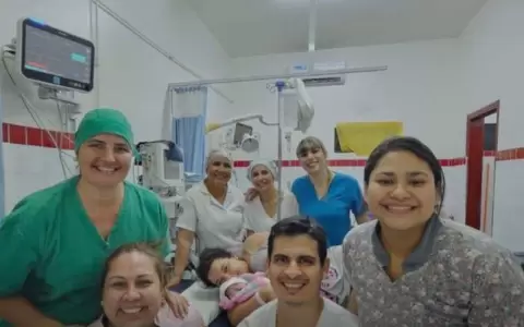 �Es una ni�a! Primera beb� del a�o naci� en Villa Hayes y se llama Cristhina Arianna