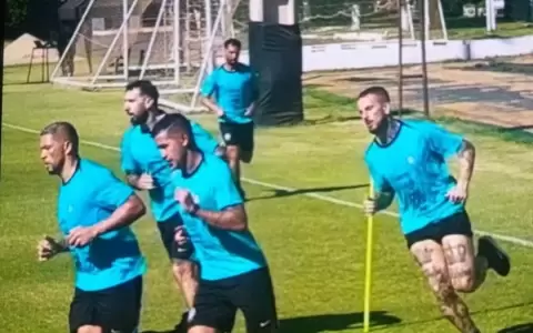 Dar�o Benedetto ya entrena en Olimpia