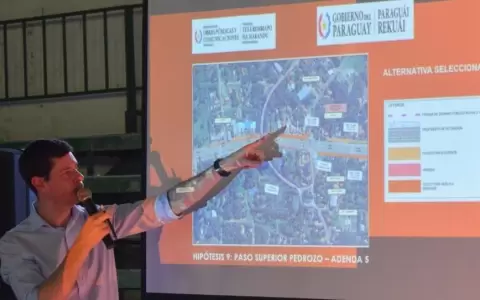 MOPC presenta soluci�n vial para el cruce Pedrozo en Ypacara�