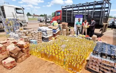Incautaci�n de productos.