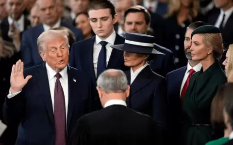 Donald Trump jur� como presidente de los Estados Unidos