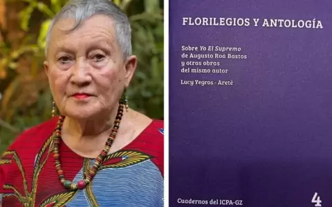 "Florilegios y Antolog�a" de Lucy Yegros, cuarto n�mero de los Cuadernos ICPA-GZ