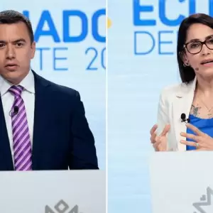 Noboa y la corre�sta Gonz�lez llegan en empate t�cnico a la segunda vuelta de las presidenciales