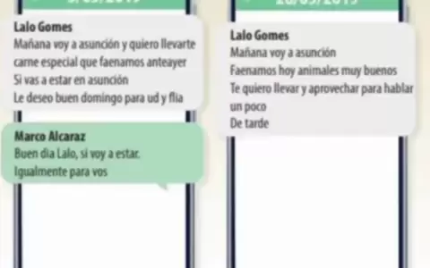 Por chorizos y cajas de carnes, fiscal ced�a a los pedidos de �Lalo� Gomes