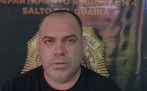 Capturan a "Alem�o" en Saltos del Guair�