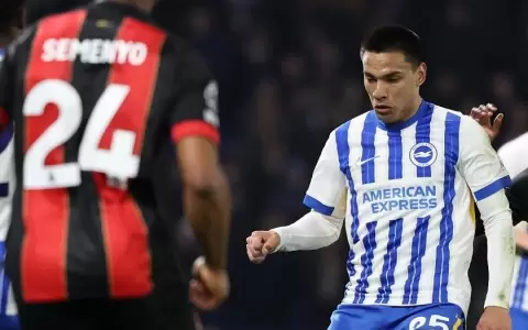 Diego G�mez, la figura en la victoria del Brighton