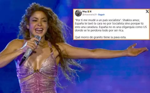 Shakira critica a Piqu� y a Espa�a durante un concierto de su gira: �Me mud� a un pa�s socialista�