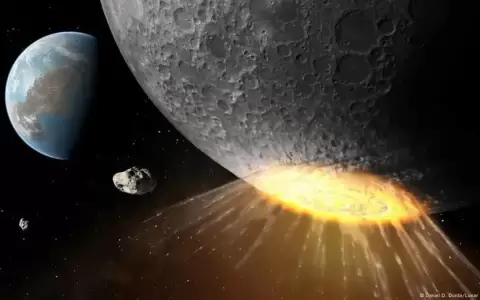 Asteroide golpe� la Luna y cre� dos ca�ones en 10 minutos