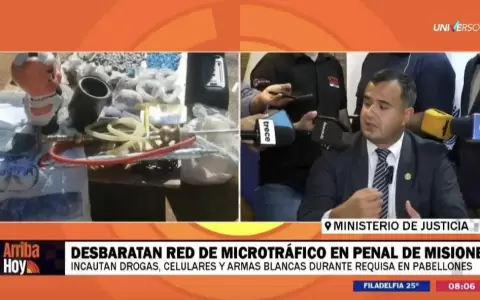Desbaratan red de microtr�fico en la c�rcel de Misiones