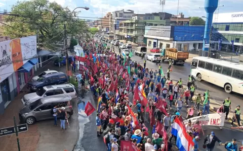 Culminaron los tres d�as de marchas por la capital